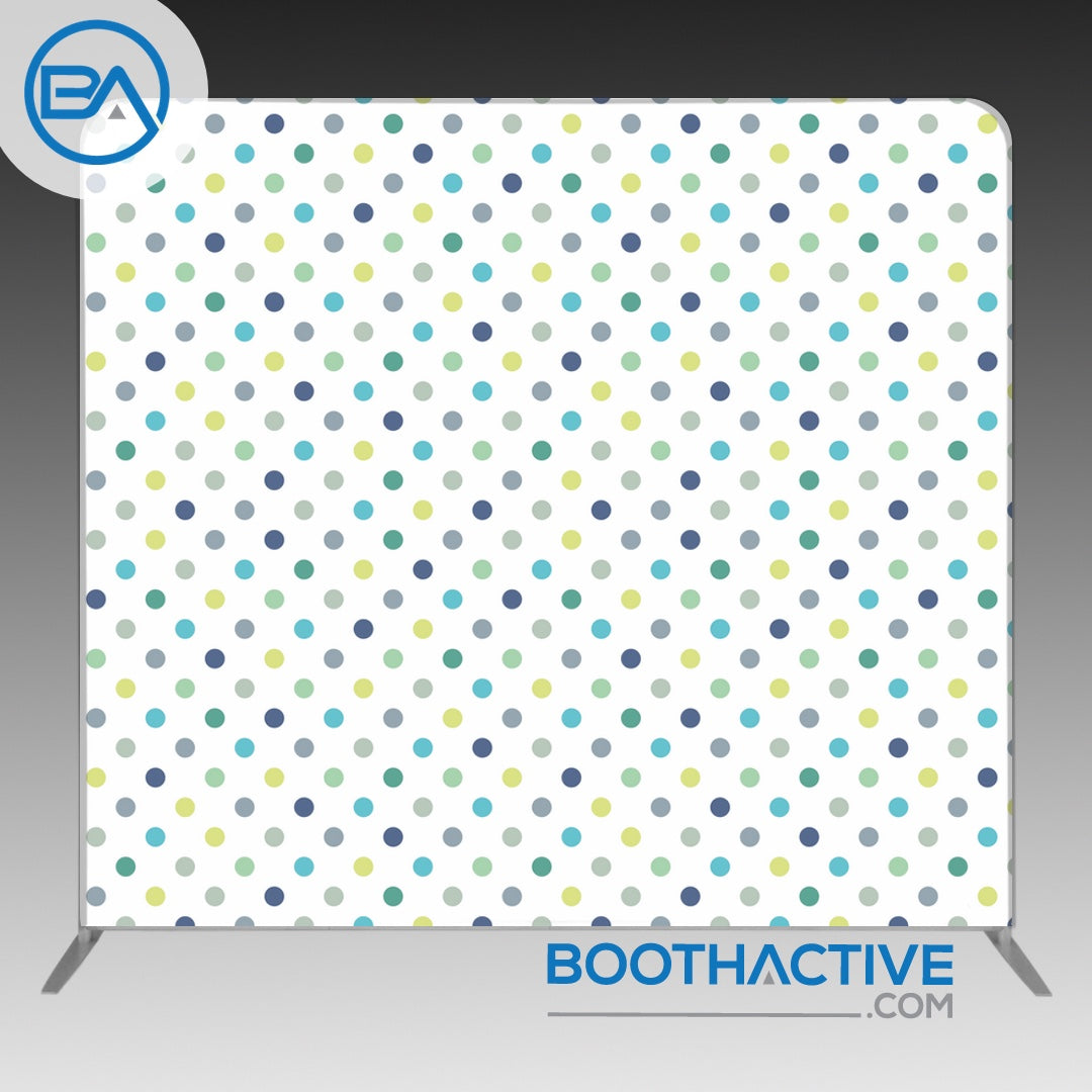 8' x 8' Backdrop - Polka Dots - BoothActive