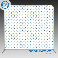 8' x 8' Backdrop - Polka Dots - BoothActive