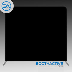 8' x 8' Backdrop - Solid - Black - BoothActive