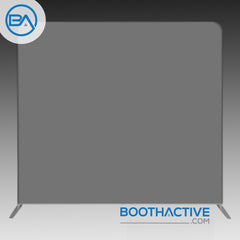 8' x 8' Backdrop - Solid - Gray - BoothActive