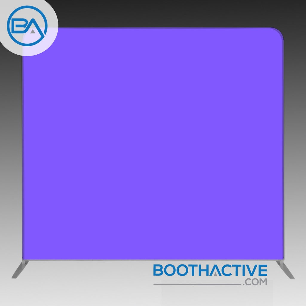 8' x 8' Backdrop - Solid - Purple - BoothActive