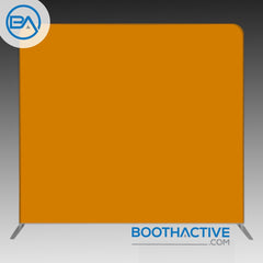 8' x 8' Backdrop - Solid - Orange - BoothActive