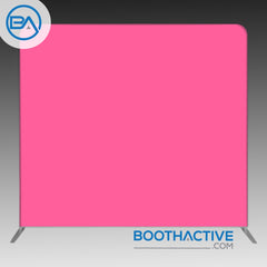 8' x 8' Backdrop - Solid - Pink - BoothActive