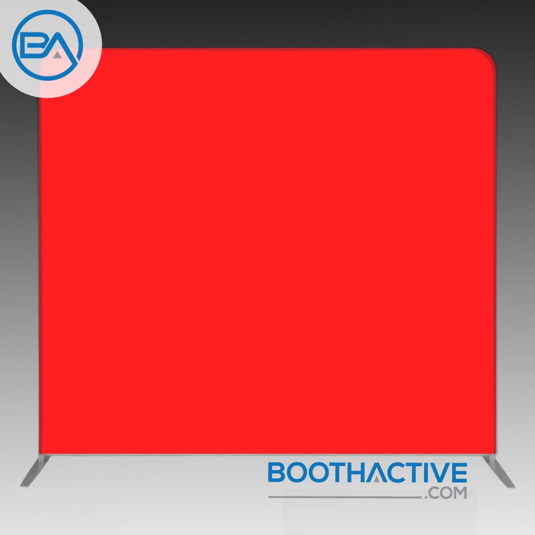 8' x 8' Backdrop - Solid - Red