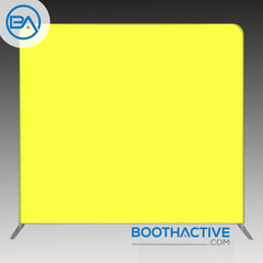 8' x 8' Backdrop - Solid - Yellow - BoothActive