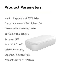 UV-Case w/wireless charging