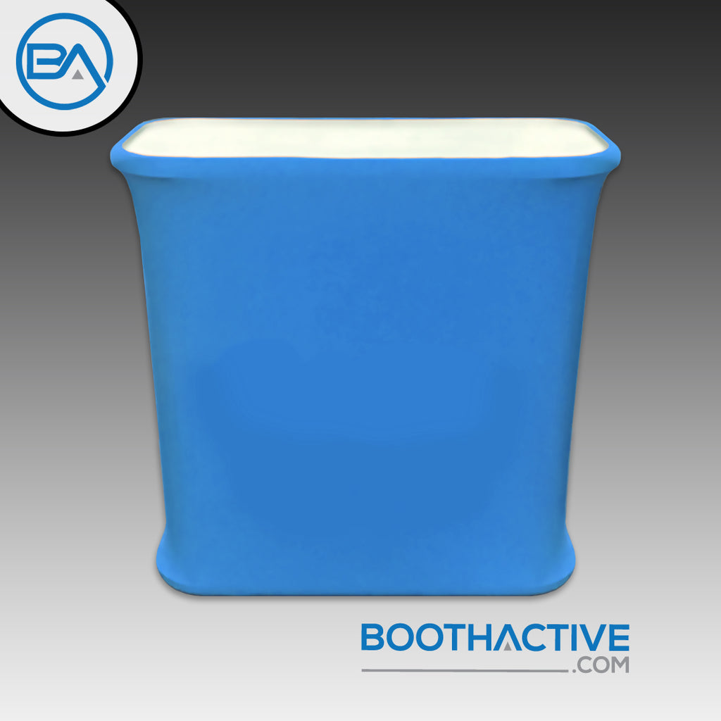 Rectangle Table with Custom Tension fabric - BoothActive