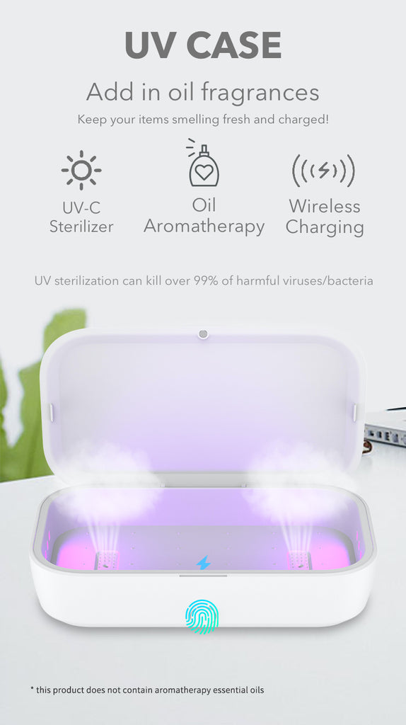 UV-Case w/wireless charging